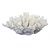 CORAL DECORATIVO EM RESINA BRANCO 19,7CM X 14,5CM X 9CM - Imagem 1