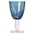 CONJ. DE TACAS EM VIDRO AZUL  6 PCS 9,5CM X 9,5CM X 18CM - Imagem 1