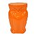 BANQUETA  SEAT GARDEN DE CERAMICA  - LARANJA  - 29X29X44 CM - Imagem 1