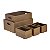 CJ DE CESTOS  PRETO - 5 PCS - Imagem 1