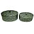 CONJUNTO DE POTES DECORATIVOS DE METAL 2 PCSG 29CM X 20CM X - Imagem 1
