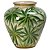 VASO DE PORCELANA FOLHAS LUPINO 20CM X 20CM X 20CM - Imagem 1