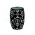 BANQUETA   SEAT GARDEN DE CERAMICA PRETO COM BRANCO - Imagem 1