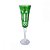 CJ TACASS DE CHAMPAGNE DE VIDRO VERDE  6 PCS 8,8CM X 8,8CM X - Imagem 1