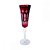 CJ TACASS DE CHAMPAGNE DE VIDRO VERMELHO  6 PCS 6CM X 6CM X - Imagem 1
