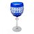 CJ TACASS DE AGUA DE VIDRO AZUL  6 PCS 9CM X 9CM X 21CM - Imagem 1