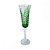 CJ TACAS DE CHAMPAGNE DE VIDRO VERDE  6 PCS 6CM X 6CM X 24C - Imagem 1