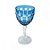 CJ TACAS DE VINHO DE VIDRO AZUL  6 PCS 8,8CM X 8,8CM X 19CM - Imagem 1