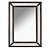 ESPELHO DECORATIVO COM MOLDURA DE MADEIRA 58,5CM X 3CM X 81 - Imagem 1