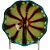 PRATO DECORATIVO VERDE - 75X16X74 CM - Imagem 1