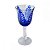 CJ TACASS DE VINHO DE VIDRO AZUL  6 PCS 8,3CM X 8,3CM X 19CM - Imagem 1