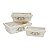 CJ DE CACHEPOTS DE MADEIRA 3 PCS - Imagem 1