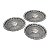 CJ. DE BANDEJAS DE METAL PRATA - 3 PCS - Imagem 1
