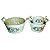 CJ DE CACHEPOTS DE MADEIRA 3 PCS - Imagem 1