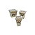 CJ DE CACHEPOTS DE MADEIRA 3 PCS - Imagem 1