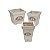 CJ DE CACHEPOTS DE MADEIRA 3 PCS - Imagem 1