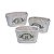 CJ DE CACHEPOTS DE MADEIRA 3 PCS - Imagem 1