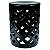 BANQUETA  SEAT GARDEN DE CERAMICA PRETO - Imagem 1