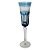 CONJ DE TACAS DE CHAMPAGNE DE VIDRO AZUL DE 6 PCAS 6cm x 24 - Imagem 1