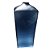 VASO DE VIDRO COM TEXTURA AZUL 21CM X 16CM X 42CM - Imagem 1