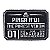 CAPACHO FIBRA DE COCO/PVC THE PUREST VENON PRETO 45 X 66 CM - Imagem 1