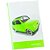 PORTA RETRATO PLASTICO CARS VERDE 15,6 X 10,5 X 18 CM - Imagem 1