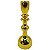 CASTICAL CERAMICA DIVINE DOURADO GDE 8 X 8 X 23 CM - Imagem 1