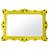 ESPELHO MDF GRAND CHALET AMARELO 73 X 103 CM - Imagem 1