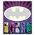SET BLOCO DE NOTAS COM ADESIVO DCO  BATMAN PERSONAGENS 14,5 - Imagem 1