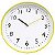 RELOGIO PAREDE PLASTICO ALL CLEAN NUMBERS AMARELO 37,8 CM DI - Imagem 1
