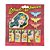 SET BLOCO DE NOTAS COM ADESIVO DCO WONDER WOMAN FD VERMELHO - Imagem 1