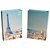 CAIXA LIVRO MADEIRA PARIS 25 X 17 X 4 CM - Imagem 1
