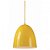 LUMINARIA METAL SUGAR LOAF AMARELO DIAM 30 CM - Imagem 1