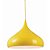 LUMINARIA METAL CLOWN HAT AMARELO DIAM 42 CM - Imagem 1