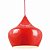 LUMINARIA METAL APPLE VERMELHO DIAM 38 CM - Imagem 1