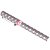 CANETA PLASTICO CHERRY FUNDO CINZA PINK E BRANCO 13,1 X 8,1 - Imagem 1