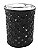 GARDEN SEAT CERAMICA 46CM PRETO/CROMADO - Imagem 1
