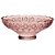CENTRO DE MESA VERSAILLES EM CRISTAL ECOLOGICO D32,5XA13CM COR ROSA - Imagem 4