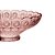 CENTRO DE MESA VERSAILLES EM CRISTAL ECOLOGICO D32,5XA13CM COR ROSA - Imagem 3