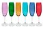 JOGO DE 6 TACAS PARA CHAMPANHE ANNA COLORIDO EM CRISTAL ECOLOGICO 220ML A22,5CM SORTIDA - Imagem 1