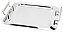 BANDEJA PERLE RETANGULAR EM ACO INOX L43XP34CM - Imagem 1