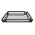 BANDEJA RETANGULAR EM ACO INOX/ESPELHADA L41XP26XA5CM COR COBRE - Imagem 1