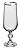 JOGO 6 TCS CRISTAL ECOL CHAMPANHE 180ML KLAUDIE PLATINUM - Imagem 1