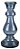 CASTICAL PILAR DE VIDRO 40CM COR AZUL - Imagem 1