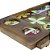 BANDEJA RETANGULAR EM MADEIRA AZULEJO COM PE E PORTA COPOS L57XP35XA22CM COLORIDO - Imagem 3
