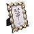 PORTA RETRATO BAMBOO EM RESINA L10XA15CM COR OURO - Imagem 1