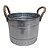 CHAMPANHEIRA EM FERRO GALVANIZADO D21XA16CM - Imagem 1