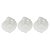 JOGO DE 3 BOWLS FOLHA EM PORCELANA L10,8XP8,5XA4CM - Imagem 1