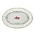 TRAVESSA OVAL MON CHERI EM NEW BONE CHINA  L25XP17,5XA2,3CM COR BRANCO - Imagem 1
