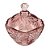 POTICHE LIRICA EM CRISTAL ECOLOGICO D11,5XA12CM COR ROSA - Imagem 1